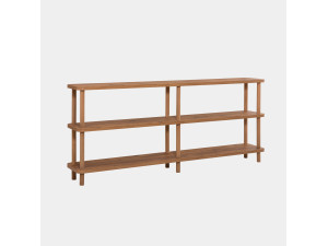 Houten boekenkast "Zen" - 180 x 35 x 75 cm - Bruin