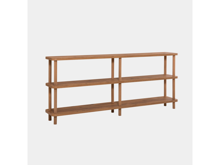 Houten boekenkast "Zen" - 180 x 35 x 75 cm - Bruin