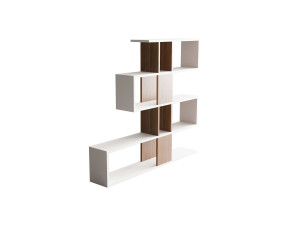 Houten boekenkast "Karlin" - 120 x 20 x 109 cm - Wit