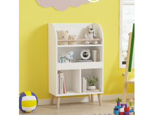 Houten boekenkast "Minola" - 60 x 30 x 102 cm - Wit 2