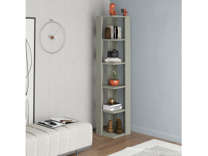Houten boekenkast "Nati" - 32 x 32 x 161 cm - Groen 2