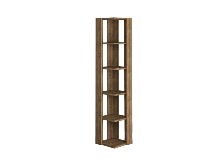 Houten boekenkast "Nati" - 32 x 32 x 161 cm - Bruin