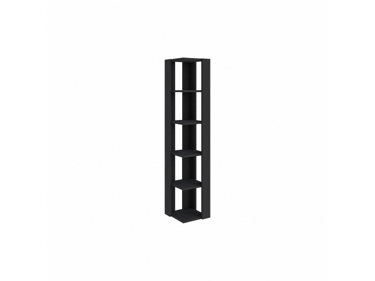 Houten boekenkast "Nati" - 32 x 32 x 161 cm - Zwart
