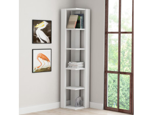 Houten boekenkast "Nati" - 32 x 32 x 161 cm - Wit 2