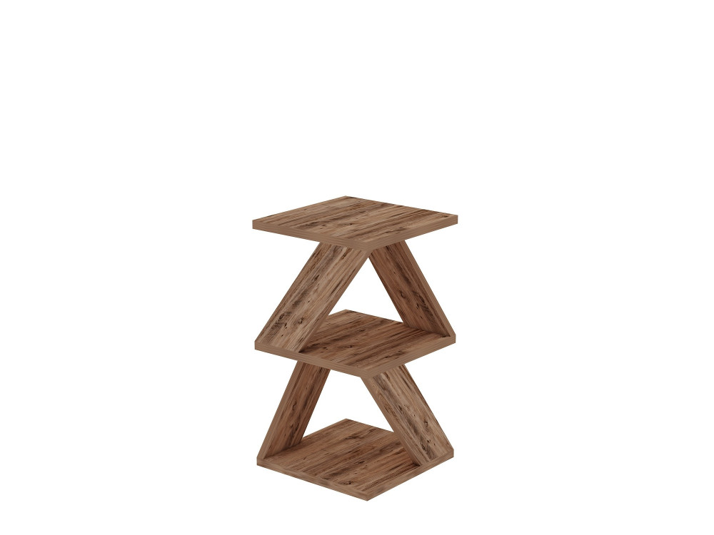 Houten bijzettafel "Albeni" - 29 x 29 x 54 cm - Atlantic Pine
