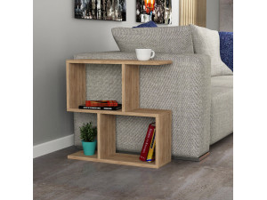 Houten bijzettafel "Mania" - 60 x 20 x 60 cm - Eik 2