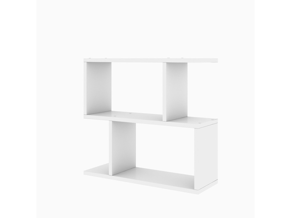 Houten bijzettafel "Lale" - 60 x 20 x 55 cm - Wit