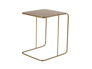 Poet" metalen bijzettafel 47 x 46 x 57 cm - Goud