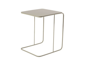 Poet" metalen bijzettafel 47 x 46 x 57 cm - Taupe