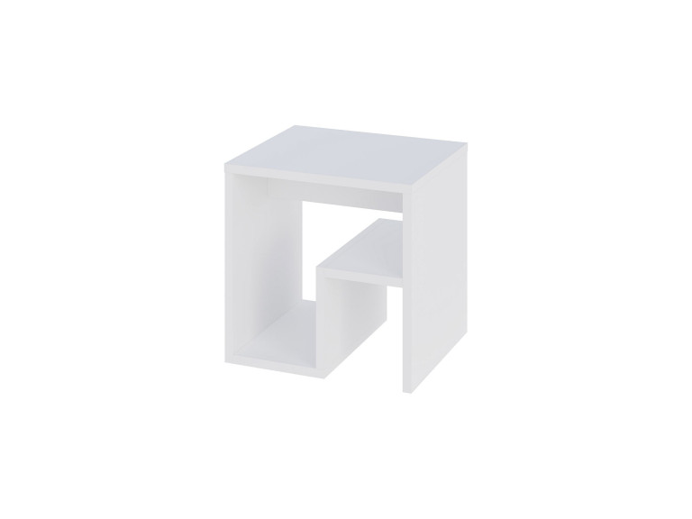 Bon" houten bijzettafel 40 x 35 x 40 cm - Wit