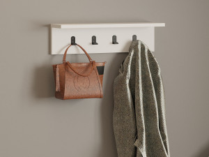 Houten wandplank "Ayla" - 60 x 16 x 14 cm - Wit 2