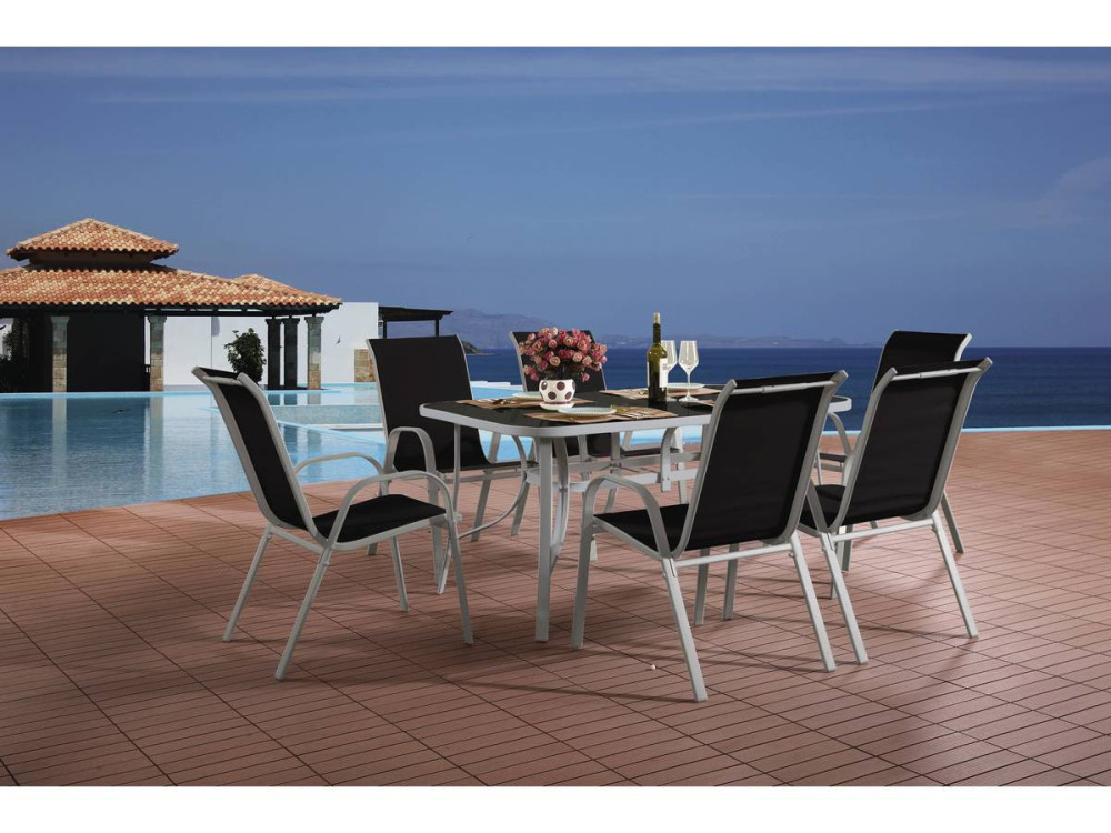 Tuinset 6 personen tuinmeubelen set Cordoba + Tropic