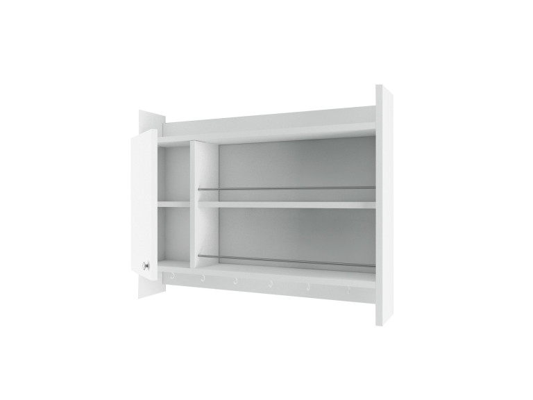 Houten keukenplank "Knerr" - 85 x 13 x 65 cm - Wit
