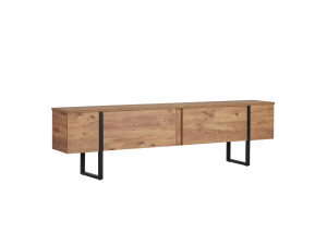 Houten TV-meubel "Onera" - 180 x 30 x 50 cm - Atlantic Pine / Zwart