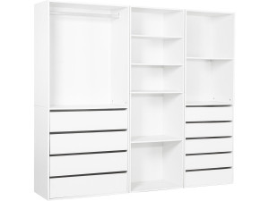 Opera" modulaire verkleedset - 3 eenheden - Wit