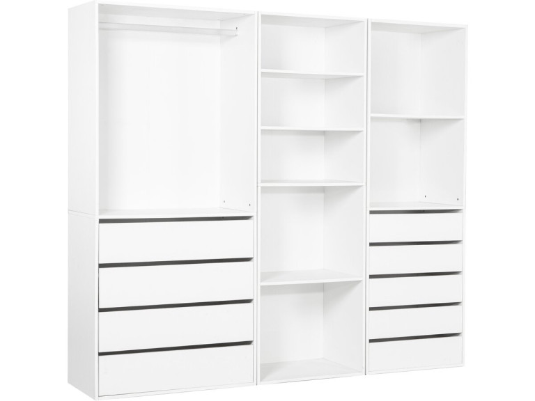 Opera" modulaire verkleedset - 3 eenheden - Wit