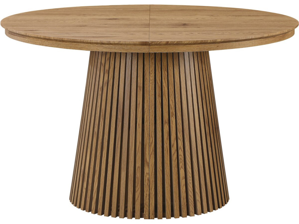 Sylva" uitschuifbare houten eettafel - 120/200 cm - 4 tot 8 zitplaatsen - Bruin