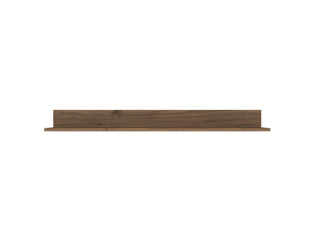 Houten wandplank "Eno" - 135 x 13 x 15 cm - Bruin