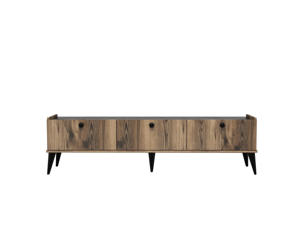 Lidya" houten TV-meubel - 180 x 35 x 49 cm - Bruin