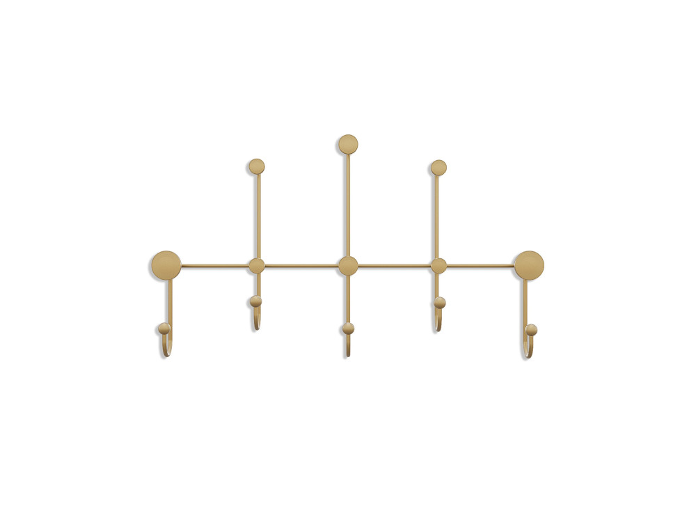 Metalen wandhaak "iyon-A" - 80 x 10 x 45 cm - Goud