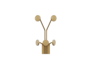 Metalen wandhaak "Giraffe" - 24 x 16 x 40 cm - Goud