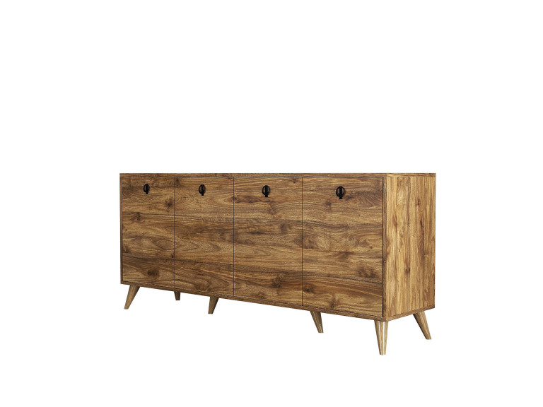 Houten dressoir Elite - 180 x 45 x 80 cm - Bruin