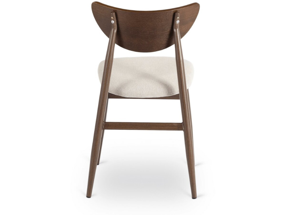Houten eetkamerstoel "Lumbra" in scandinavische stijl - Bruin