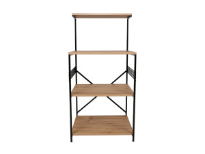 Multifunctionele houten kast "Anemon" - 60 x 45 x 124 cm - Bruin