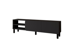 Houten TV-meubel "River" - 150 x 31,4 x 48,2 cm - Antraciet