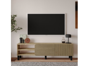 River" houten TV-meubel - 150 x 31 x 48 cm - Beige 2