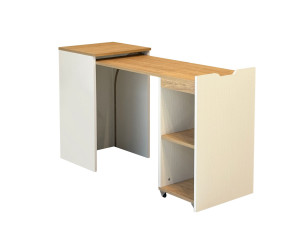 Modulo" houten bureau - 97 x 47 x 75 cm - Beige