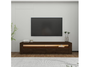 Houten TV-meubel "Bati" - 150 x 36 x 46 cm - Bruin 2