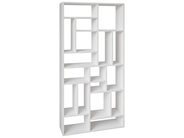 Houten boekenkast "Nicola" - 90 x 30 x 180 cm - Wit