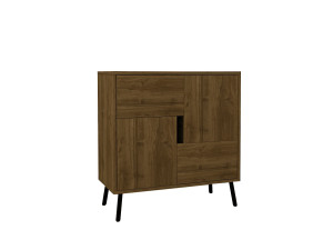 Houten dressoir "Darien" - 76 x 35 x 79 cm - Bruin
