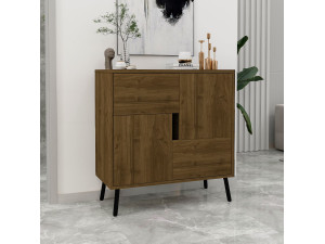 Houten dressoir "Darien" - 76 x 35 x 79 cm - Bruin 2