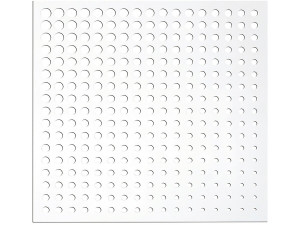 Decoratief paneel - "Maan" - Set van 5 - 1.00 x 1.00 m - Wit