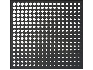 Decoratief paneel - "Maan" - Set van 5 - 1.00 x 1.00 m - Grijs