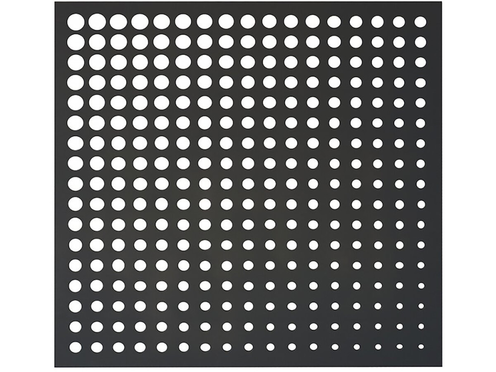 Decoratief paneel - "Maan" - Set van 5 - 1.00 x 1.00 m - Grijs