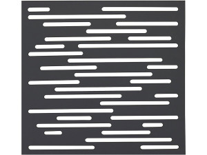 Decoratief paneel - "Nautic" - Set van 5 - 1.00 x 1.00 m - Grijs
