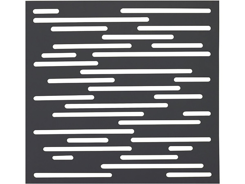 Decoratief paneel - "Nautic" - Set van 5 - 1.00 x 1.00 m - Grijs