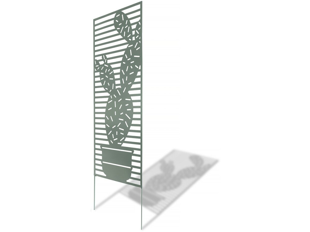 Decoratief paneel - "Cactus" - Set van 4 - 0,60 x 1,50 m - Groen