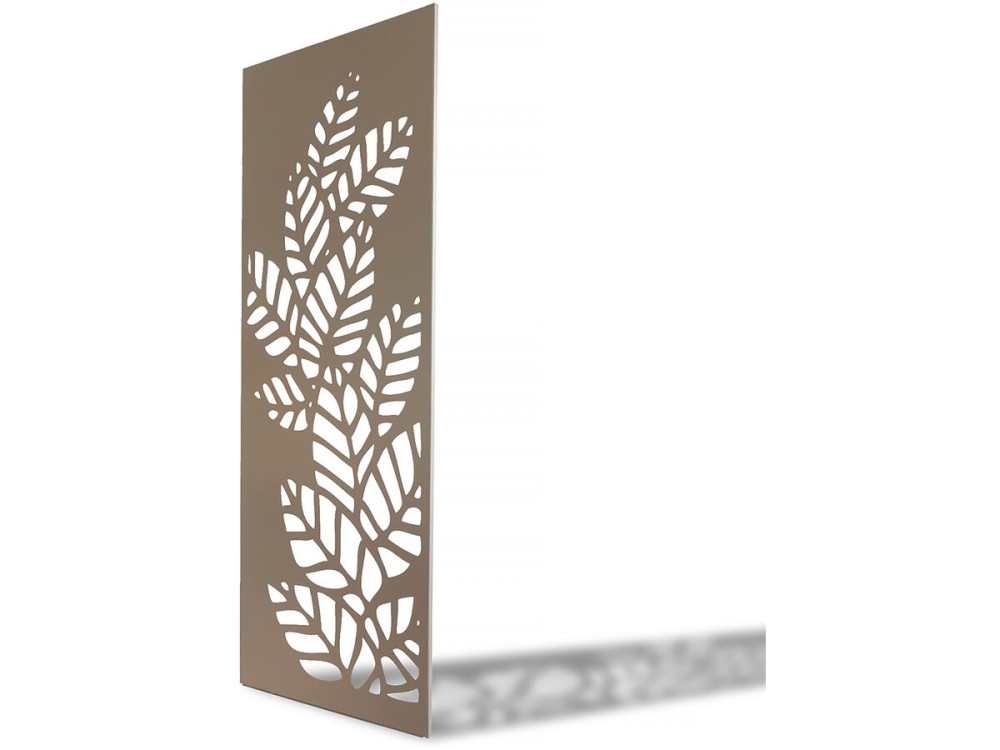 Decoratief paneel - "Athea" - Set van 4 - 0,60 x 1,50 m - Taupe