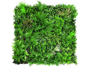 Grasbord - "Vertical Sauvage Led" - Set van 4 - 1,00 x 1,00 m - Groen