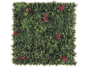 Graspaneel - "Vertical Villa" - Set van 4 - 1.00 x 1.00 m - Groen