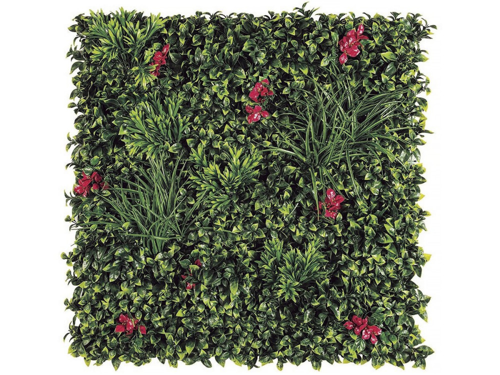 Graspaneel - "Vertical Villa" - Set van 4 - 1.00 x 1.00 m - Groen