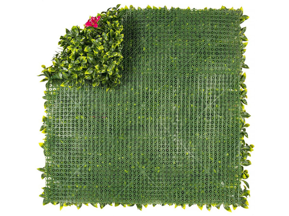 Graspaneel - "Vertical Villa" - Set van 4 - 1.00 x 1.00 m - Groen