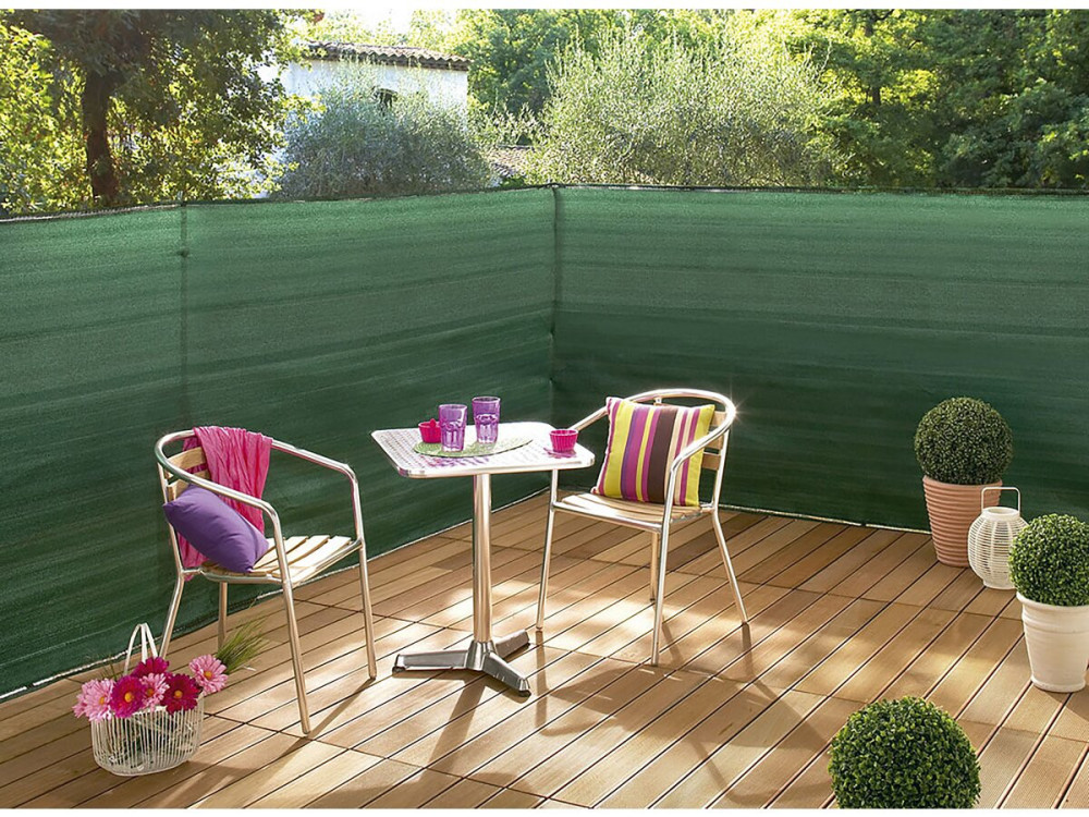 Geweven privacymat - "Supratex" - 1.20 x 25 m - Groen