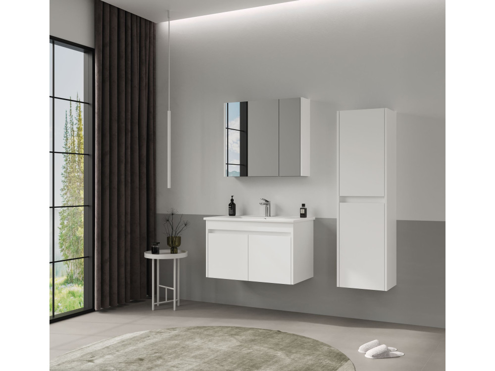Badkamerkast "Side 40" - 40 x 27 x 138 cm - Matwit