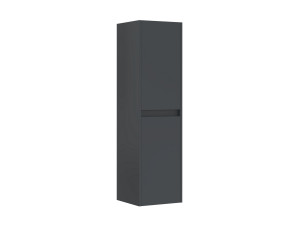 Badkamerkast "Side 40" - 40 x 27 x 138 cm - Mat antraciet