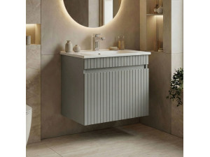 Wastafelmeubel "Tivoli 65" - 65 x 45 x 57 cm - Matte Cashmere 2